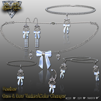 Second Life Marketplace - Diamonds & Bows Set